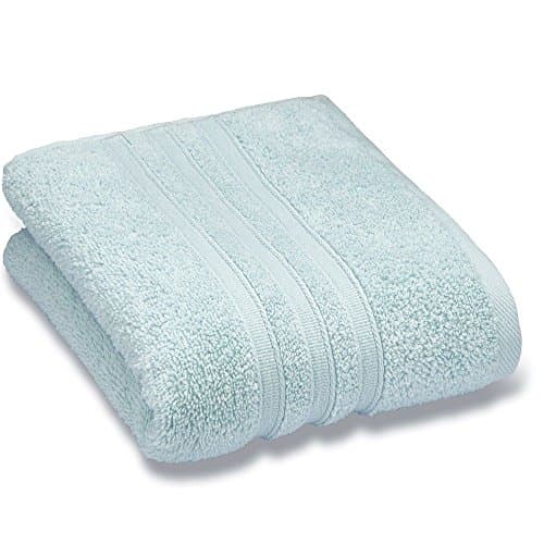 Image of Catherine Lansfield Zero Twist Cotton 90x140cm Bath Sheet Duck egg Blue
