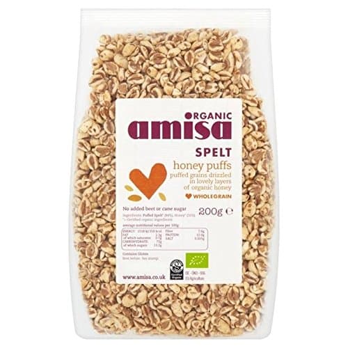 Image of Amisa Organic Spelt Honey Puffs 200g