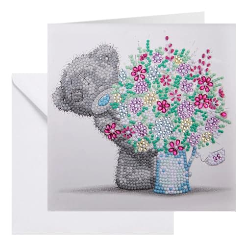 Image of CRYSTAL ART Someone Special Tatty Teddy Card Kit 18x18cm