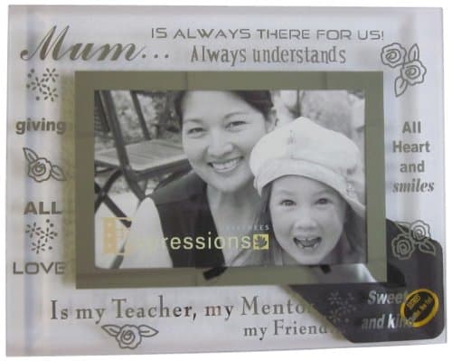 Image of Sixtrees 3-279-64 6 x 4-inch Moments Mum Glass and Mirror Photo Frame