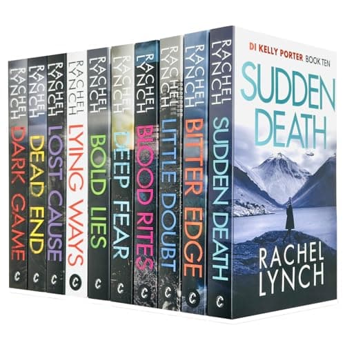 Image of Rachel Lynch Detective Kelly Porter Series 10 Books Collection Set (Sudden Death, Lying Ways, Lost Cause, Little Doubt, Blood Rites, Bold Lies, Bitter Edge, Dark Game, Deep Fear & Dead End)