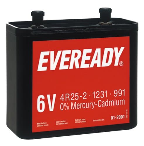Image of Energizer Eveready NR825 614076 991 4R25-2 Battery 6 V
