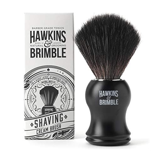 Image of Hawkins & Brimble Male Shaving Brush | Synthetic Bristles Vegan Friendly Shave Brush for a Man (Shave Brush)