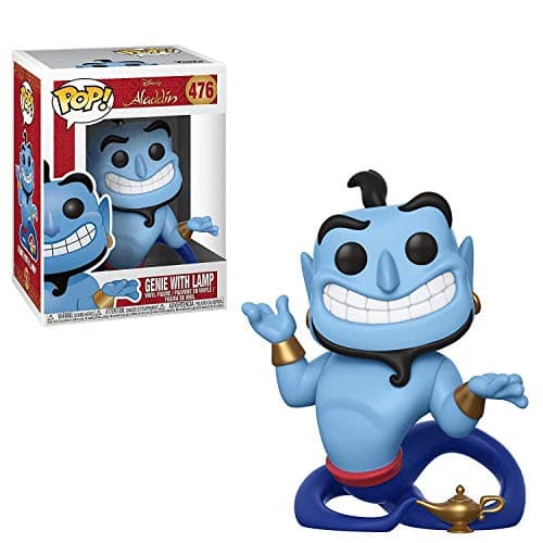 Image of Funko POP! Vinyl: Disney: Aladdin: Genie With Lamp - Collectable Vinyl Figure - Gift Idea - Official Merchandise - Toys for Kids & Adults - Movies Fans - Model Figure for Collectors and Display