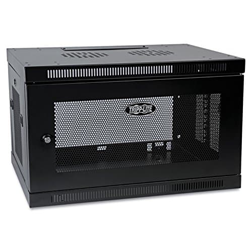 Image of Tripp Lite 6U Wall-Mount Server Rack Enclosure Cabinet, Low Profile and Switch-Depth (SmartRack SRW6U)