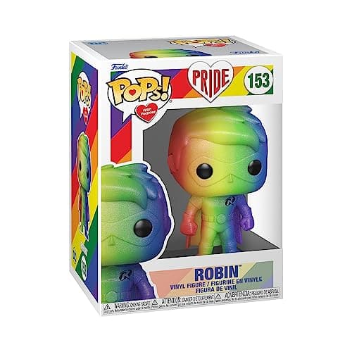 Image of Funko POP! Heroes: DC Pride - Robin - DC Comics - Collectable Vinyl Figure - Gift Idea - Official Merchandise - Toys for Kids & Adults - Comic Books Fans - Model Figure for Collectors and Display