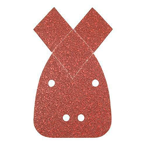 Image of Silverline 826292 Hook and Loop Detail Sander Sheets with 2 Tips 140 mm 10pk 40 Grit