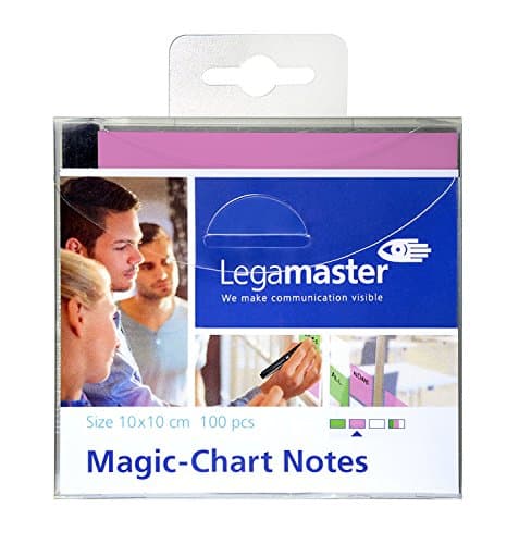 Image of Legamaster 7-159509 10 x 10 cm Magic-Chart Notes - Pink (Pack of 100)