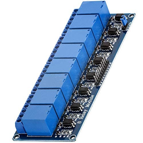 Image of AZDelivery 8-Channel 5V Relay Module with Optocoupler Low Level Trigger compatible with Arduino Including E-Book!