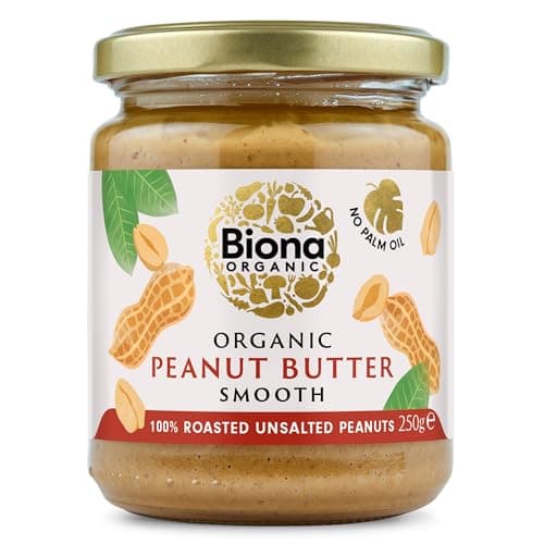 Image of Biona Organic Peanut Butter Smooth No Salt, 500g