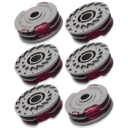 Image of Lolwwglm Strimmer Spool Line Compatible with Flymo Contour 500E Mini/Multi/Power Trim Grass Trimmer,6 Pack Strimmer Spool for Flymo FLY021/513937190 Spools