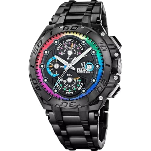 Image of Festina F20761-1 Mens Chrono Bike Watch and Straps Gift Set