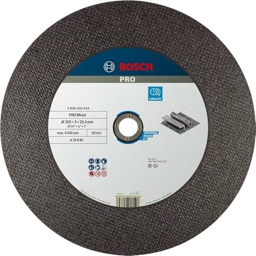 Image of Bosch 1x PRO Metal Longlife Cutting Disc for Cut-off Saw and Bore 25.4 mm (for Steel, Ø 355 mm, Professional Accessory Chop Saw)
