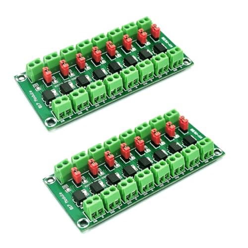 Image of Hailege 2pcs PC817 8 Channel Optocoupler Isolation Module 817 Voltage Isolation Voltage Converter Module 3.6-30V Photoelectric Isolated Module(2/4/8 Channel Optional)