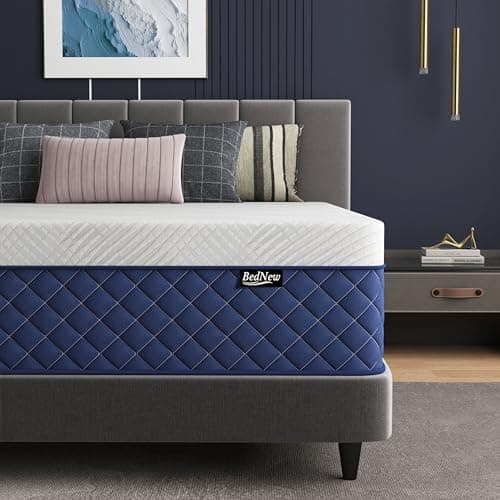 Image of Bednew Small Double Mattresses 27cm, 10.6 Inch Innerspring Medium Firm Mattress Small Double with Pocket Spring and Breathable Foam For Cool Comfort Sleep, Hybrid King Size Mattress (120x190x27cm)