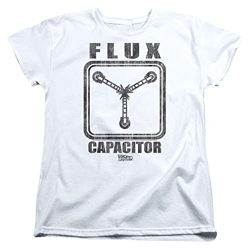 Image of Back to The Future - Womens Flux Capacitor T-Shirt, Medium, White