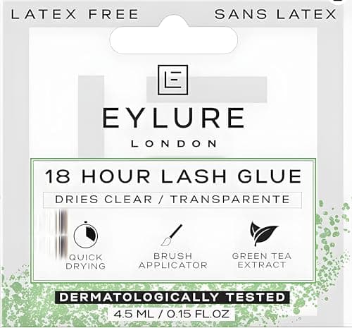 Image of Eylure 18H Lash Glue Brush Applicator Latex Free Clear