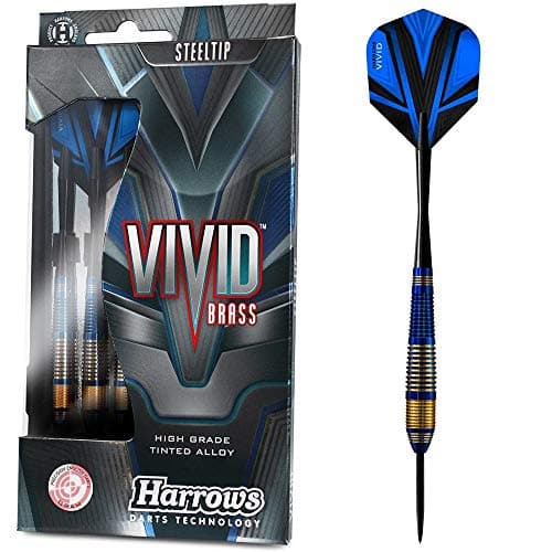 Image of HARROWS Vivid 23GR Steel Tip Darts Blue