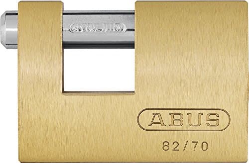 Image of ABUS 11574 Monoblock Brass Shutter Padlock with 8511 Alike Keyed