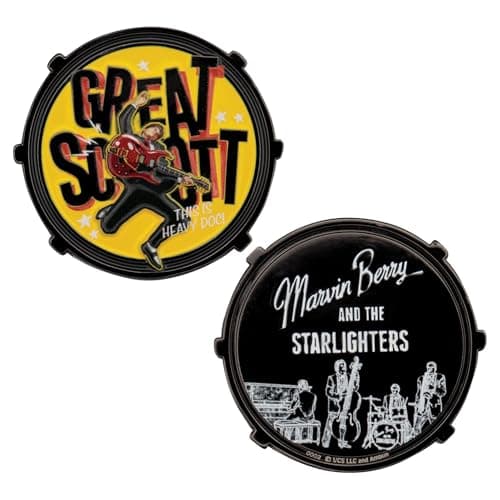 Image of FaNaTtik Back to the Future Marvin Berry & The Starlighters Collectible Coin - Limited Edition - Individually numbered - Officially Licensed Merchandise
