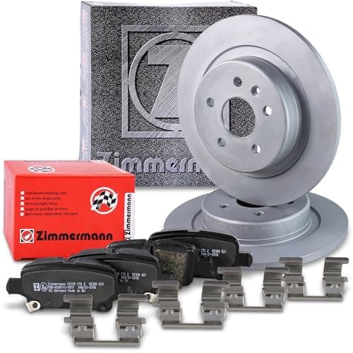 Image of ZIMMERMANN Rear Brake Set Diameter 288 mm - Brake Discs + Brake Pads Compatible with Vauxhall Astra K Sports Tourer B16 Astra K Hatchback B16, Vauxhall Astra Mk VII K Hatchback B16