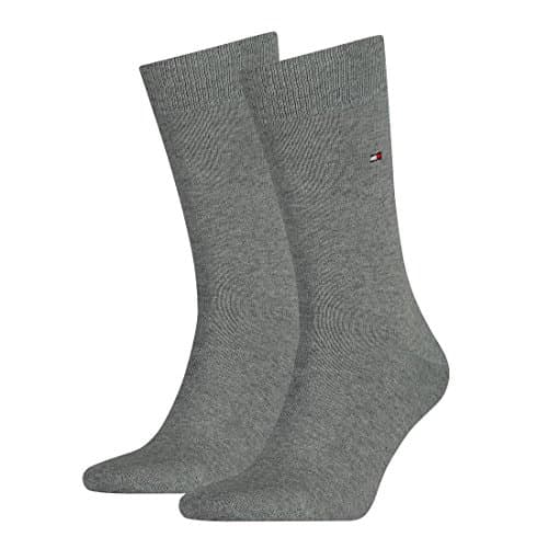 Image of Tommy Hilfiger Mens Classic CLSSC SOCK, Grey, 6-8 UK