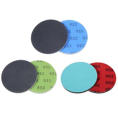 Image of Uerglass Glass Repair Kit Grinding Polishing Abrasive Disc Mesh Net Sanding Pads Kit for Glass Scratch Removal 5 inch 3Pcs/Pack