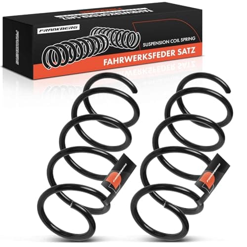 Image of Frankberg 2x Suspension Spring Front Axle Left Right Compatible with Corsa D S07 2006-2014 Corsa D Box/Hatchback S07 2006-2014 Replace# 312312