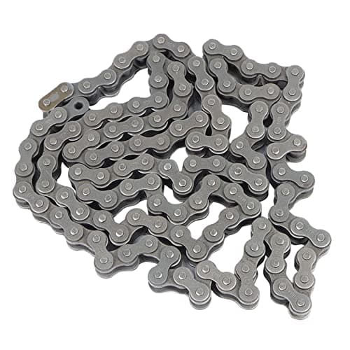 Image of findmall 80H Heavy Duty Roller Chain 10 Feet with 1 Connecting Links, 120 Links, Carbon Steel