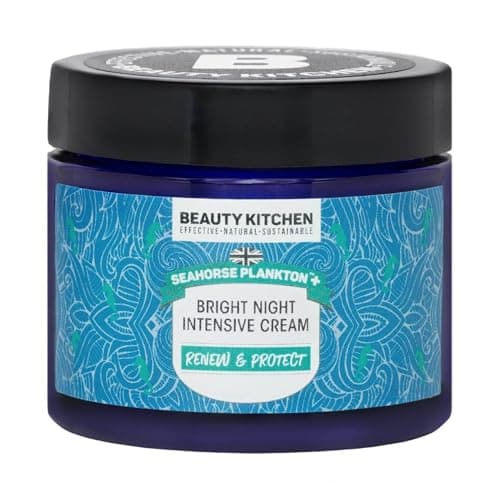 Image of Beauty Kitchen - Seahorse Plankton + Bright Night Intensive Cream 60ml - Anti Aging & Hydrating - Reduces Fine Lines/Wrinkles - Promotes Collagen - Vegan/Cruelty Free