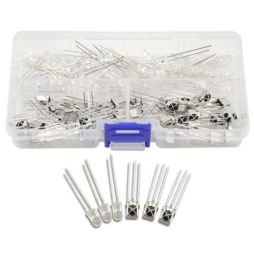 Image of XLX 100PCS 50 Pairs 5mm Infrared Diode LED 940nm IR Emission and Receiver (Three Legs)
