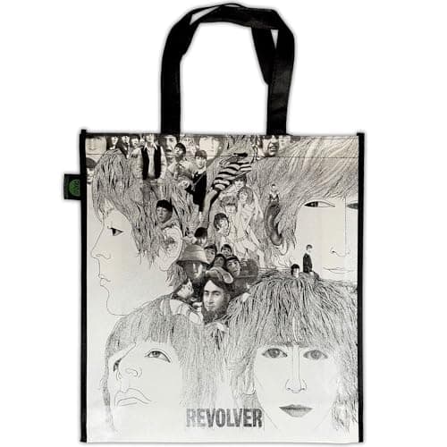 Image of The Beatles Revolver Official White eco Tote Bag 38cm x 36cm One Size