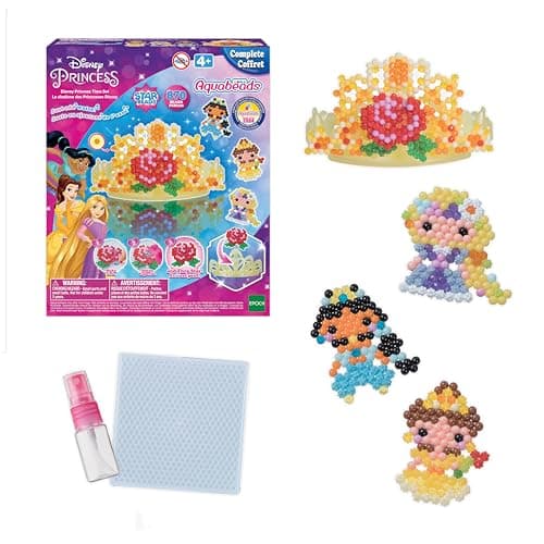 Image of Aquabeads Disney Princess Tiara Set, Art & Craft Bead kit 31901
