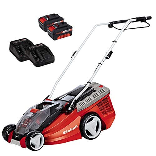 Image of Einhell GE-CM Power X-Change 36V Lithium Lawnmower with 2 x 1 Hour Charge Batteries