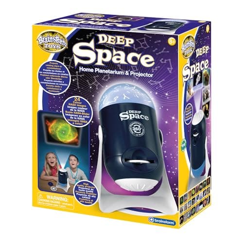Image of Brainstorm Toys E2000 Deep Space Home Planetarium & Projector Nightlight, Multi-Colour