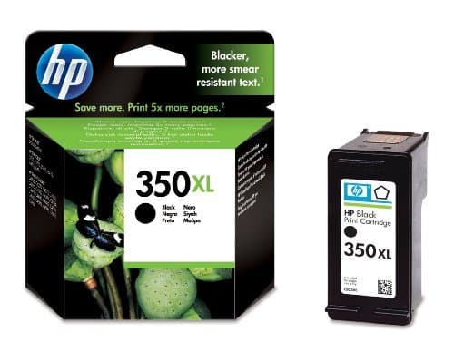 Image of HP 350XL Black Ink Cartridge (Black, HP Photosmart C4400, 1 Piece)