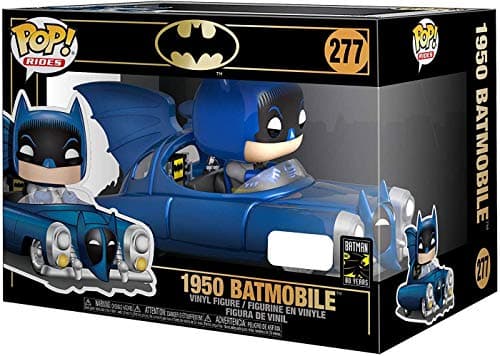 Image of Funko Pop! Rides - 1950 Batmobile (Batman 80th) #277