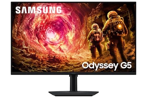 Image of Samsung Odyssey Gaming LS32FG502EUXXU 32" QHD 1ms 180Hz IPS Gaming Monitor - 2560x1440, HDMI, Displayport, Height Adjust, Gsync Compatible