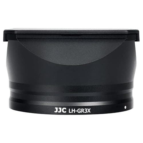 Image of JJC Metal Lens Hood with Protection Cap for Ricoh GR IIIx GRIIIx GR III x Digital Camera Accessories