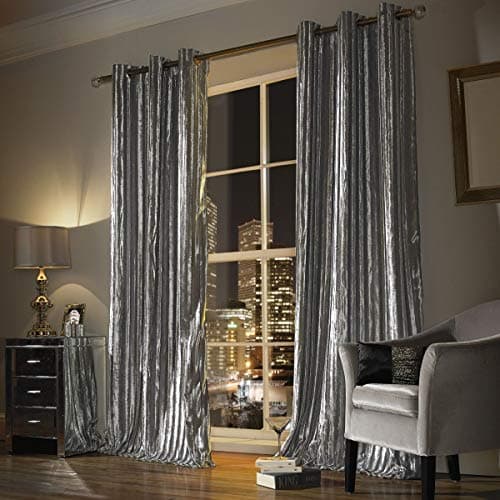 Image of Iliana Eyelet Curtains - Black - 66x54"/168x137cm