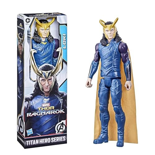 Image of Marvel Avengers Titan Hero Series Collectible 12-Inch Loki Action Figure, Toy for Ages 4 and Up