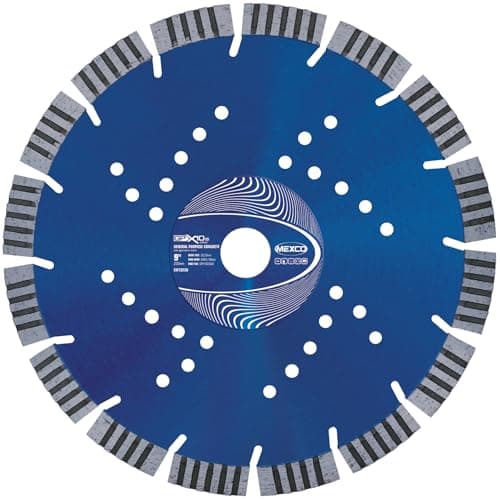 Image of Mexco GPX10 General Purpose Concrete Diamond Blade, Cutting Disc for Non-Abrasive Building Materials - 350mm, 10mm Segment Height, 25.4mm Bore