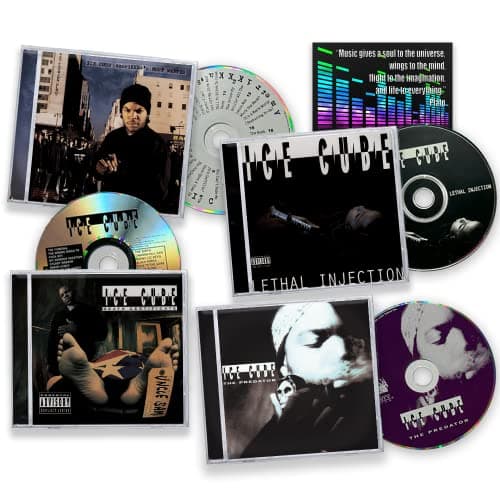Image of Ice Cube Discography: Lethal Injection / Death Certificate / The Predator / AmeriKKK's Most Wanted / + Including Bonus Art Card