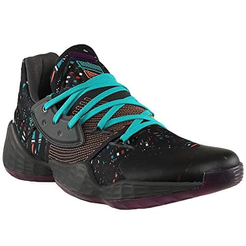 Image of adidas Harden Vol. 4, Core Black/Amber Tint/Grey Six, 8