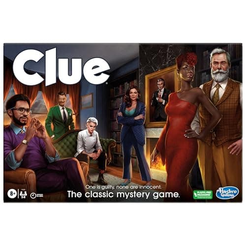 Image of Hasbro Gaming Cluedo, Reimagined Classic for 2-6 Players, Detective Board Game for 8+ Year Old Boys and Girls