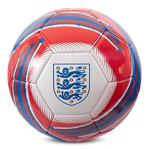 Image of Hy-Pro Officially Licensed England FA Cyclone Football – England Football Size 5, Training Match Ball for Garden and Outdoors – Collectible Fan Gift for Collecting, Training and Play