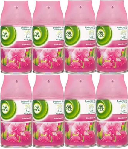 Image of Air Wick Freshmatic - 250ml (8 Refills, Pink Sweet Pea)
