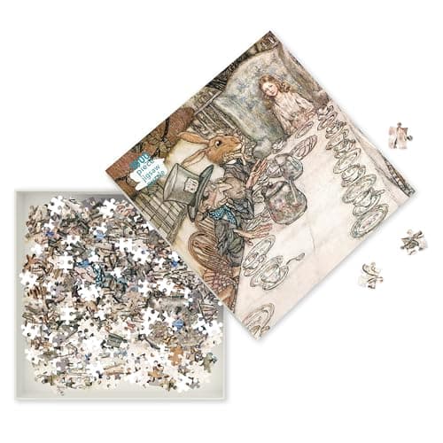 Image of Arthur Rackham: Alice in Wonderland Tea Party: 1000 piece jigsaw (1000-piece jigsaws)