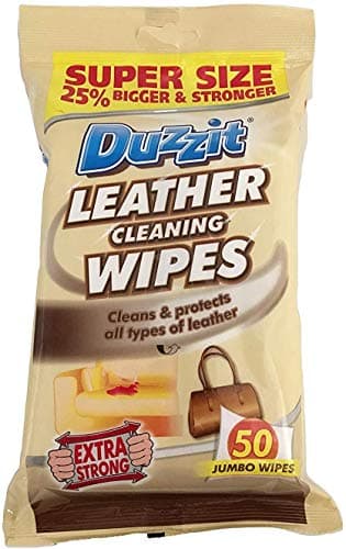 Image of Duzzit 3 x Leather Cleaning Wipes