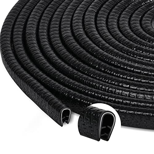 Image of Car Door Edge Guard Protector Strips U Shape Rubber Car Door Seal Trim for Mental Edges Boat, Grip Range 1.0mm to 2.5mm (10m)